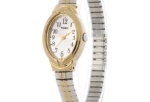 Timex Women’s Greenmount Terrace Watch, Two-Tone Stainless Steel Expansion Band 1