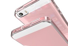 iPhone SE Case, Enther [Ultimate Cushion] Slim Fit Scratch/Dust Proof Hybrid Transparent Clear Case with Shock Absorb Trim Bumper for Apple iPhone SE 5S-Warranty