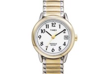 Timex Women’s Easy Reader Watch, Two-Tone Stainless Steel Expansion Band