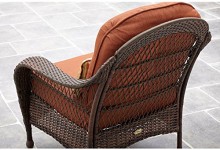 Patio All Weather Outdoor Furniture Set That Seats 4 Comfortably for Enjoying Campfires in the Back Yard or Around the Pool or Deck.
