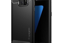 Galaxy S7 Edge Case, Spigen® [Rugged Armor] Resilient [Black] Ultimate protection from drops and impacts for Samsung Galaxy S7 Edge (2016) – (556CS20033)