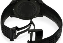 Movado Series 800 Black PVD Leather Men’s Watch, 2600118 1